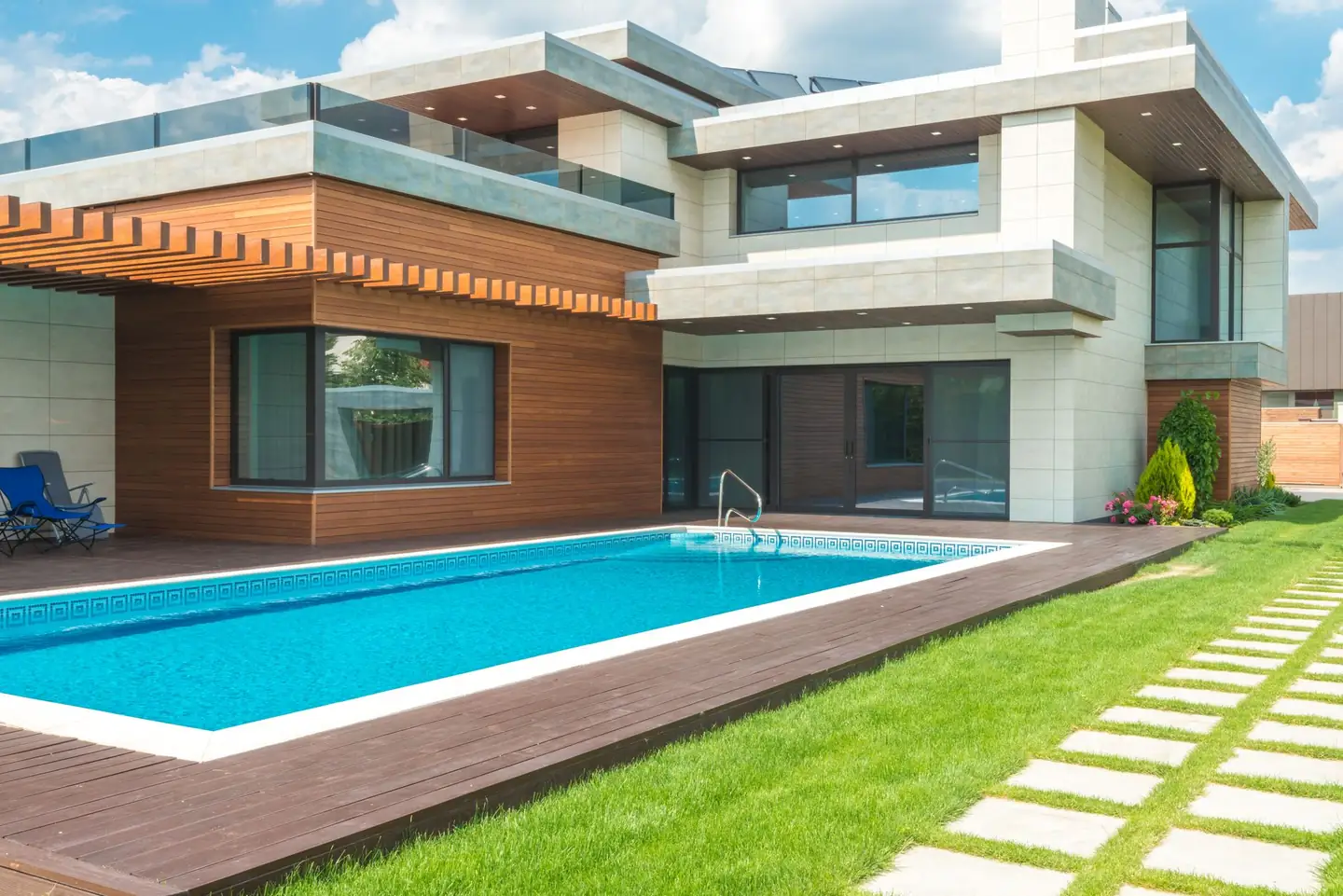 Swimming pool built in Springwood, NSW